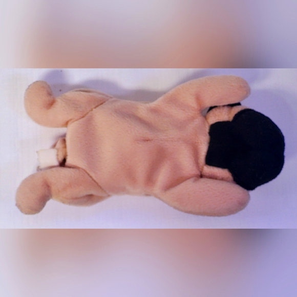 Vintage TY Original Beanie Baby Pugsly the pug dog Plush stuffed animal  (1996) - Picture 7 of 9